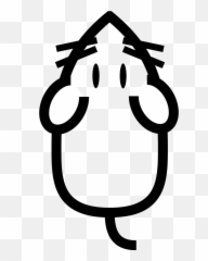 Mouse Cartoon - Mouse Svg Emoji,Mouse Emoticon