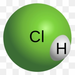 Hcl Molecule Model - Emoji