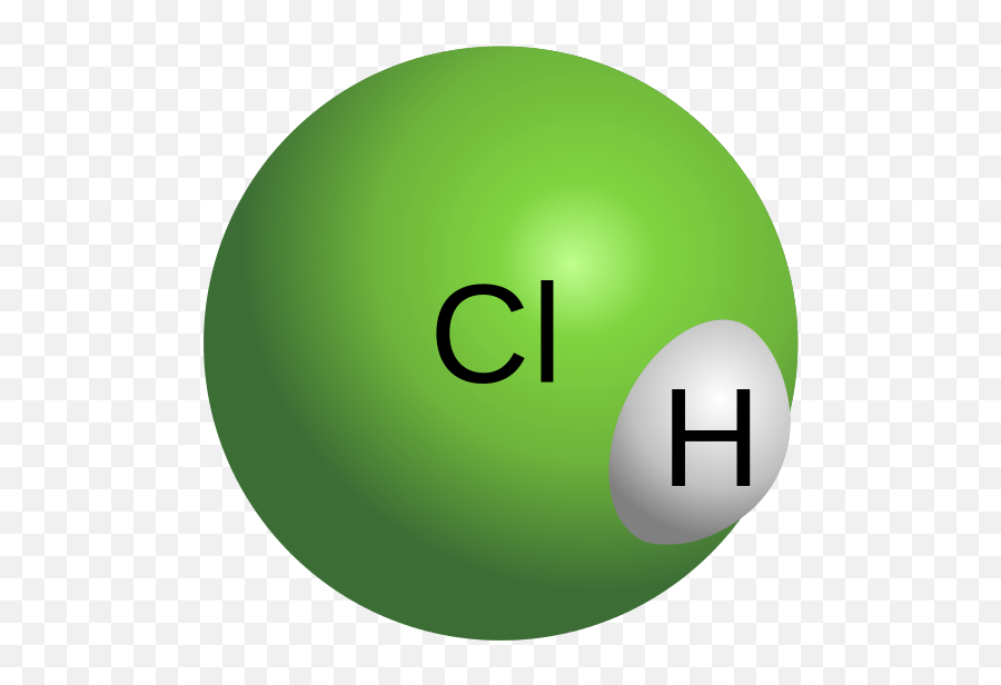 Соляная кислота. Молекула соляной кислоты. Хлороводород. Хлористоводородная кислота.