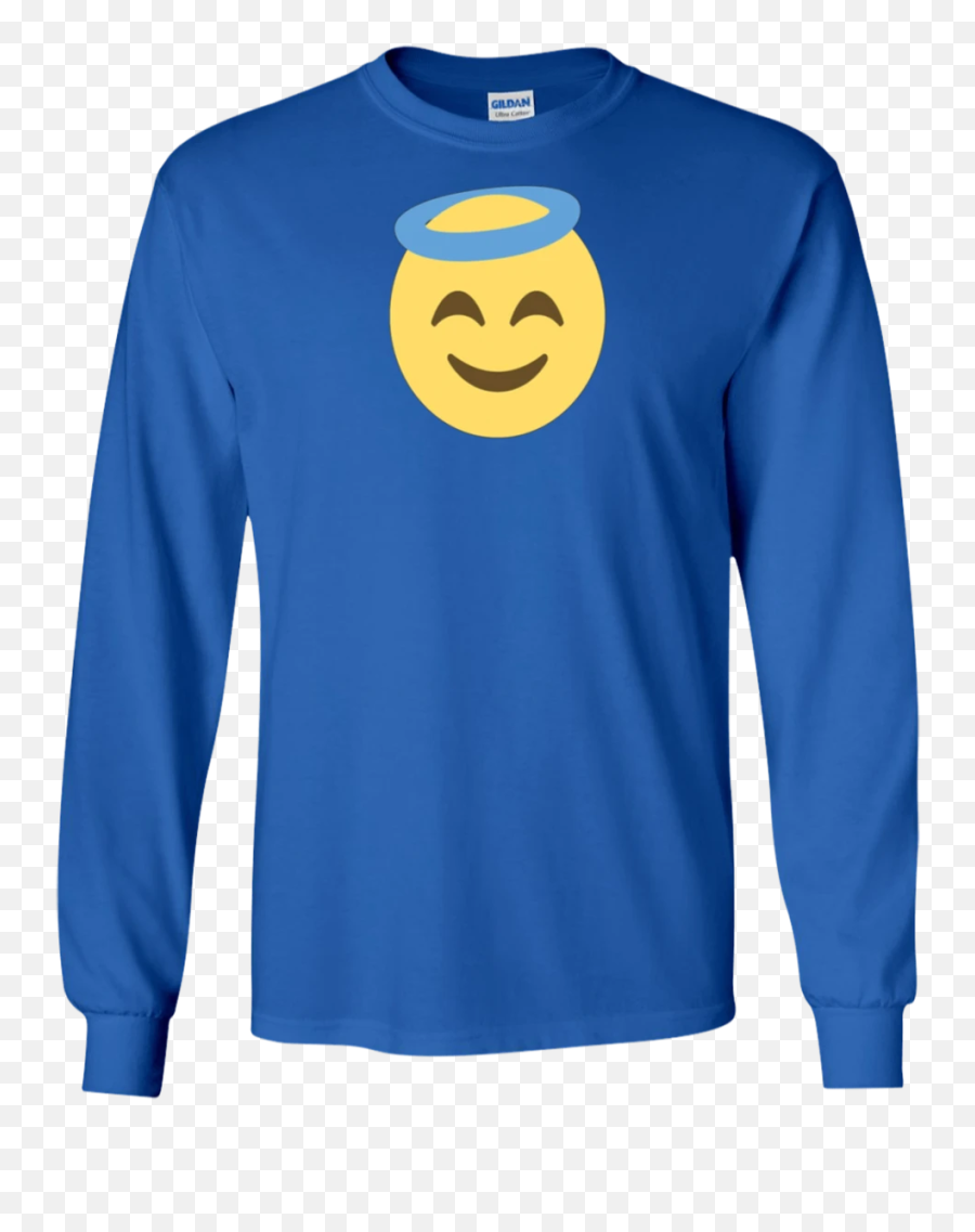 Emoji Angel Face T Shirt Halo Innocent Not Guilty Heaven - Meme Shirts,Guilty Emoji