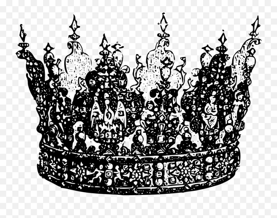 Crown Jewel King - King Crown Transparent Black And White Emoji,Queen Crown Emoji