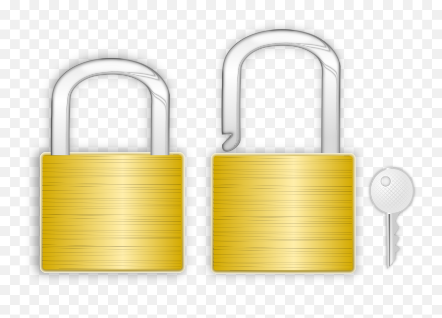 Lock Clipart Lock And Key Lock Lock And Key Transparent - Locks Clipart Emoji,Lock Emoji