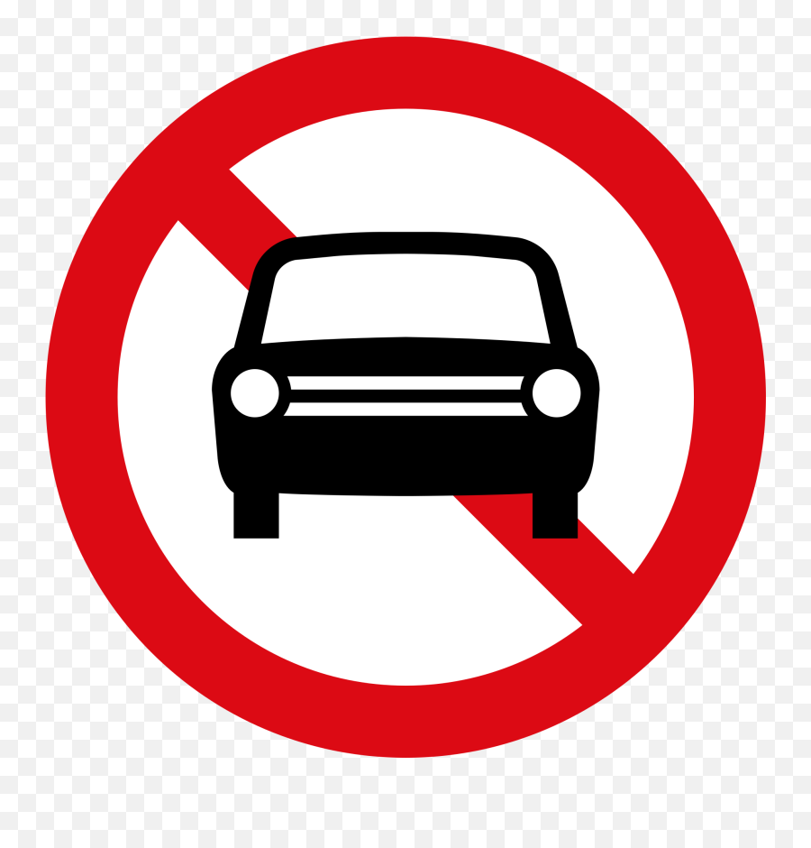 Open - No Entry For Vehicles Sign Emoji,No Entry Emoji