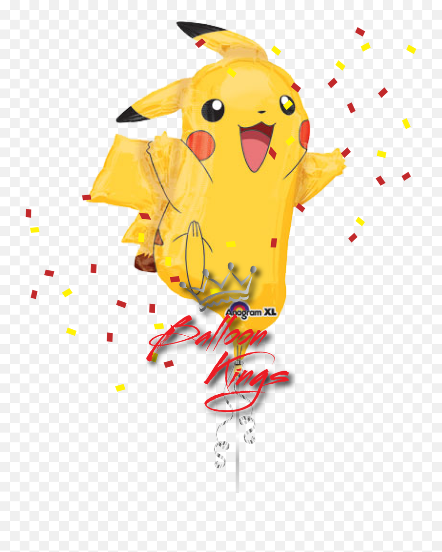 Pikachu - Ballon Pikachu Emoji,Pikachu Emoji