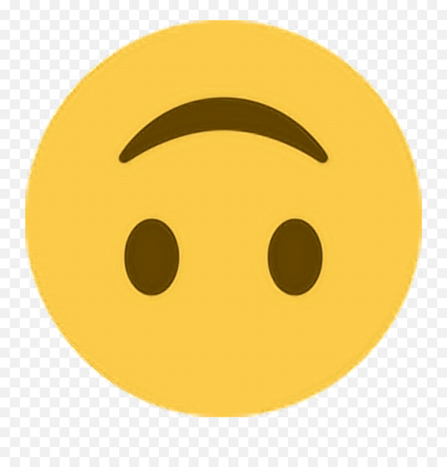 Download Upsidedown Smile Happy Emoji Emoticon Face - Upside Down Emoji Twitter,Emoticon Happy