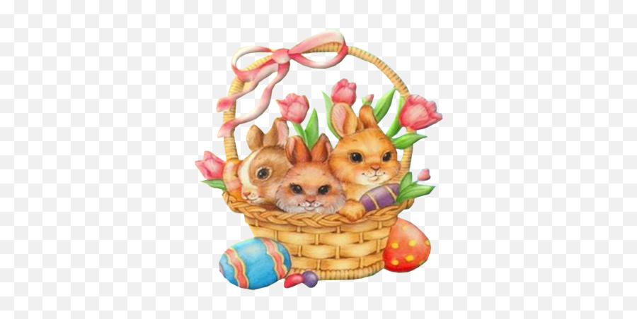 Easter Bunny Basket Psd Official Psds - Tagged Happy Easter Comments Emoji,Easter Basket Emoji