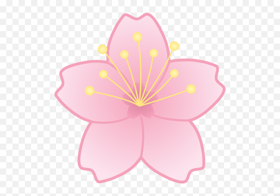 Pin - Flower Cherry Blossom Clipart Emoji,Cherry Blossom Emoji
