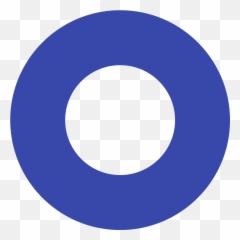 Eo Circle Indigo - Sky Blue Color Email Icon Emoji