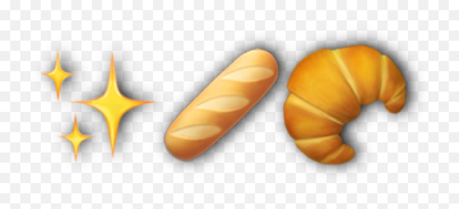 Nichmeme Emoji Emojicombo Bread Sticker - Horizontal,Baguette Emoji