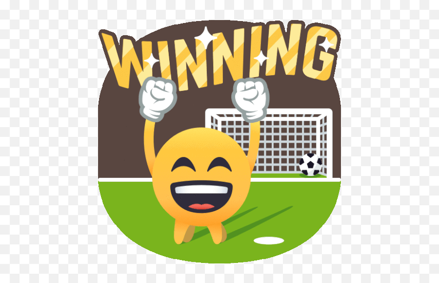 Winning Smiley Guy Gif - Happy Emoji,Winning Emoji