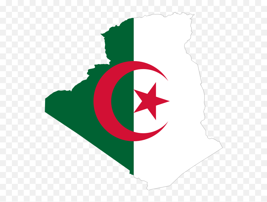 Algeria Flag Map - Transparent Algeria Flag Emoji,Peruvian Flag Emoji