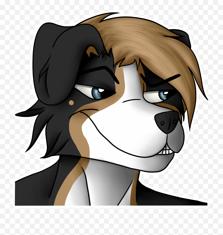 Sticker Commission For Zach By Starkhorse - Fur Affinity Fictional Character Emoji,Black Lab Emoji