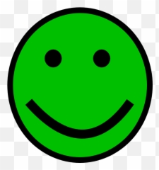 Green Smiley Face Clip Art At Clker - Geometry Dash Difficulty Emoji