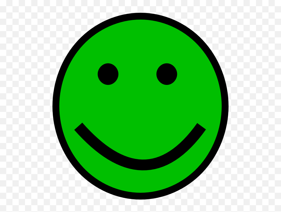 Green Smiley Face Clip Art At Clker - Geometry Dash Difficulty Face Emoji,Smiley Face Emoji