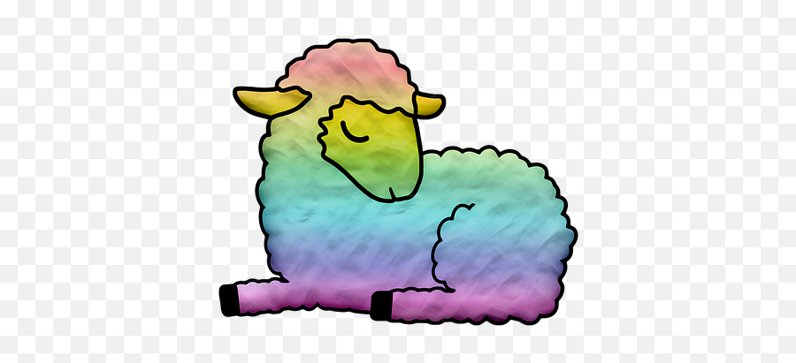 Free Sheep Lamb Illustrations - Lamb Outline Emoji,Ewe Emoticon