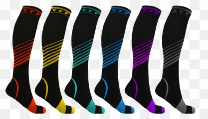 6 - Pairs CopperInfused Compression Socks Extreme Fit Emoji