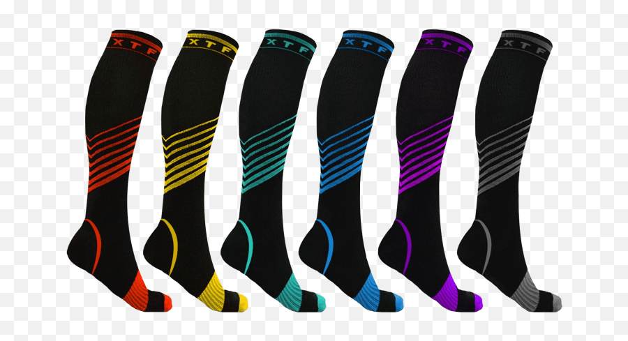 6 - Pairs Copperinfused Compression Socks Extreme Fit Compression Socks Emoji,Emoji Key Socks