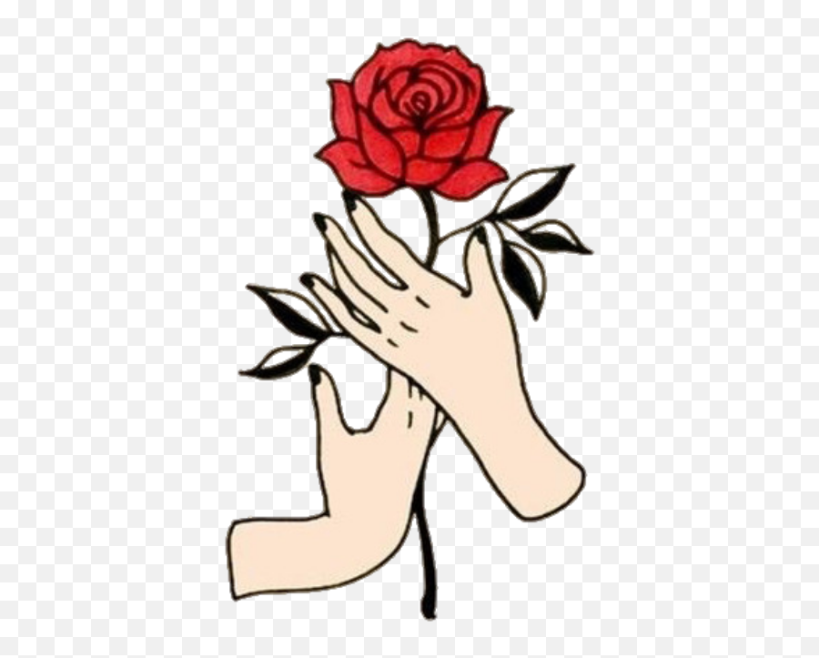 Freetoedit Random Tumblr Rose Love - Grunge Aesthetic Rose Rose Aesthetic Drawings Easy Emoji,Flower Emoji Tumblr
