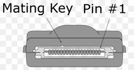 Vector Image Of 18 Pin Pda Connector - Parallel Emoji,Emoji Pins
