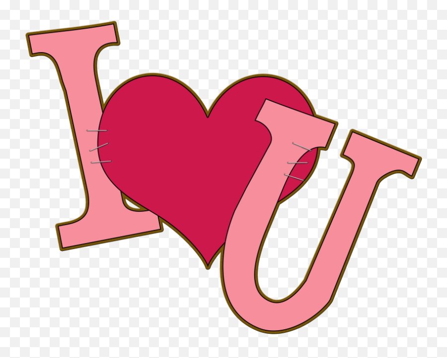 Love Png Images Heart Love Love Text - Love Clipart Emoji,I Love U Emoji
