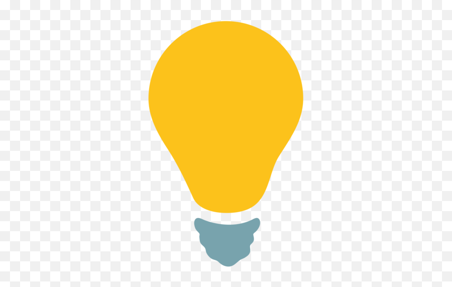 Light Bulb Emoji - Bombilla Emoji,Lightbulb Emoji