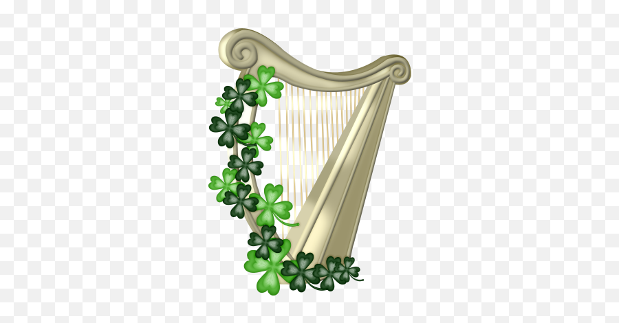Stpatricksday Shamrocks Harp Freetoedit - Clip Art Emoji,Harp Emoji