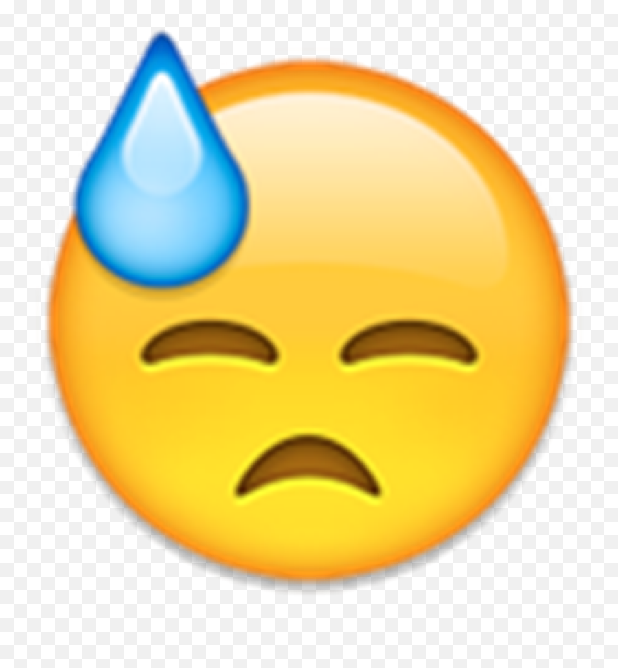 Lanacion - Downcast Face With Sweat Emoji,Emojis Para Dibujar