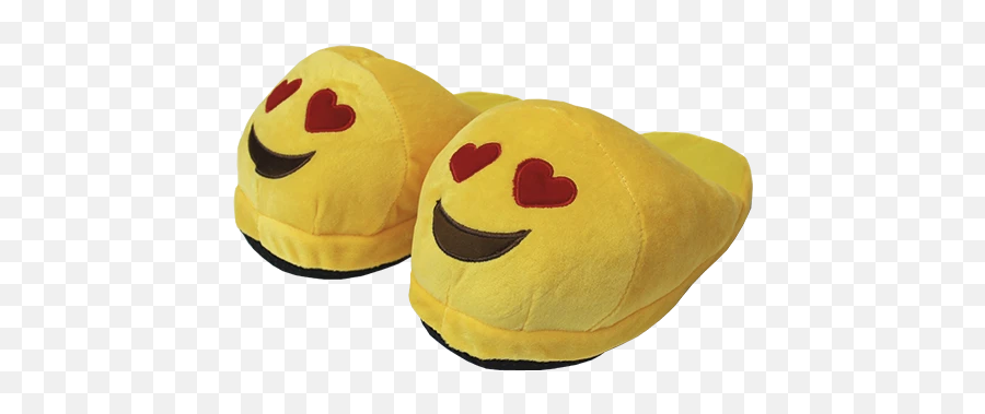 Pantuflas Emoji Ojitos De Corazon - Stuffed Toy,Emoji Diablito