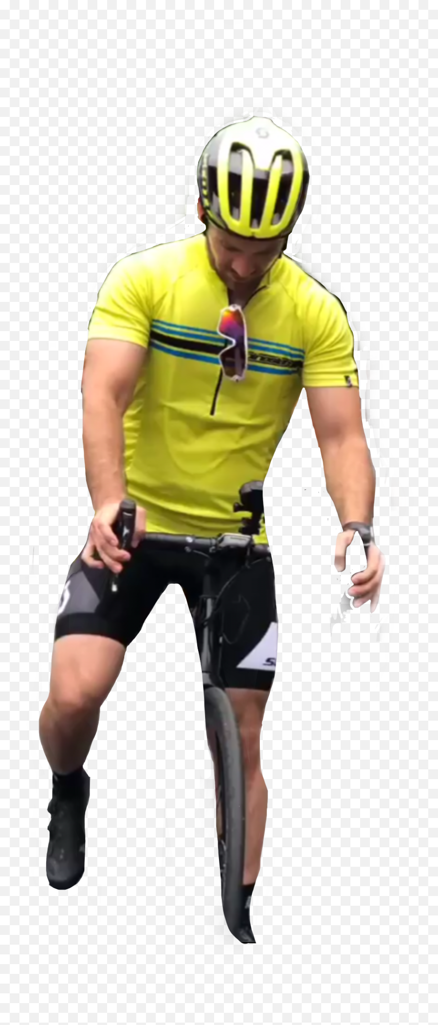 Man Bodybuilder Muscle Muscular Men - Polo Shirt Emoji,Bike And Muscle Emoji