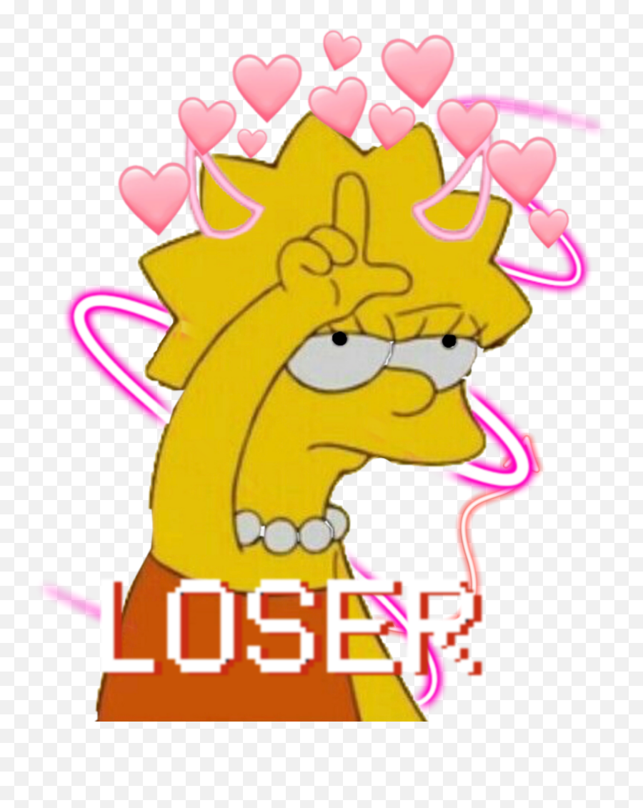 Simpsons Loser - Simpsons Loser Emoji,Loser Sign Emoji