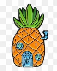 Spongebob Pineapple Transparent Png - Spongebob Pineapple Png Emoji,Emojis Pineapple