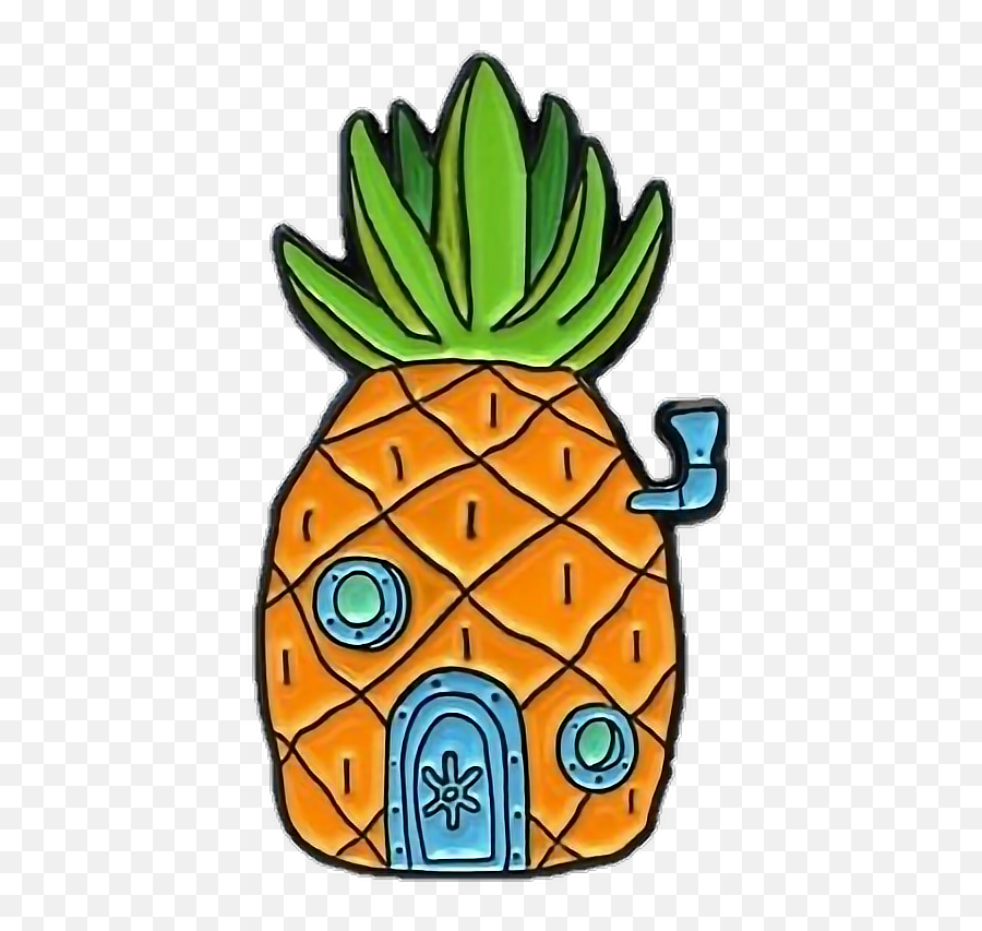 Spongebob Pineapple Transparent Png - Spongebob Pineapple Png Emoji,Emojis Pineapple