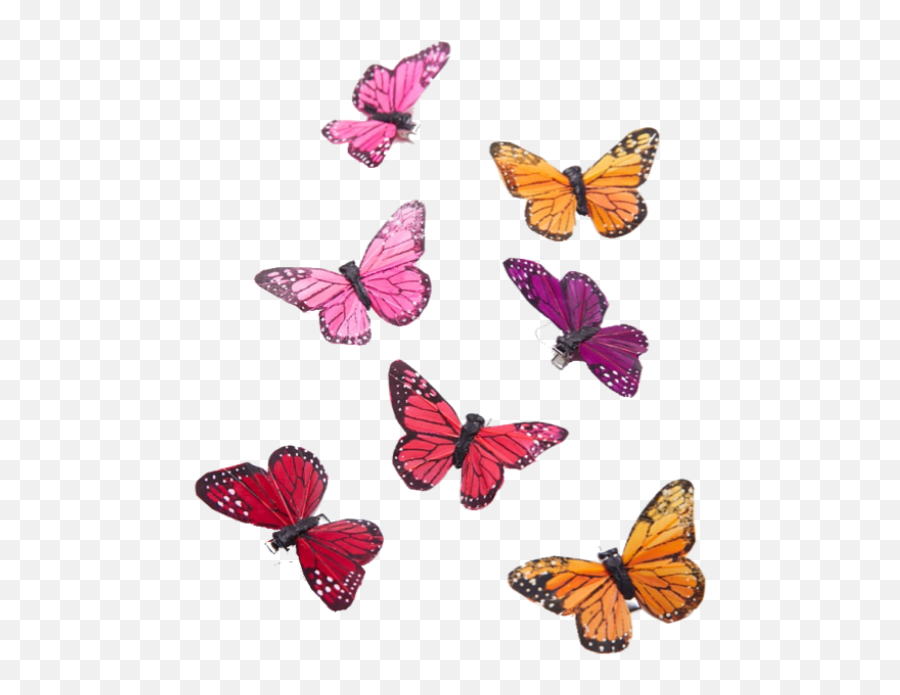 Butterfly Hair Clips Aesthetic Kumpulan Soal Pelajaran 5 - Butterfly Hair Clips Png Emoji,Emoji Hair Bows