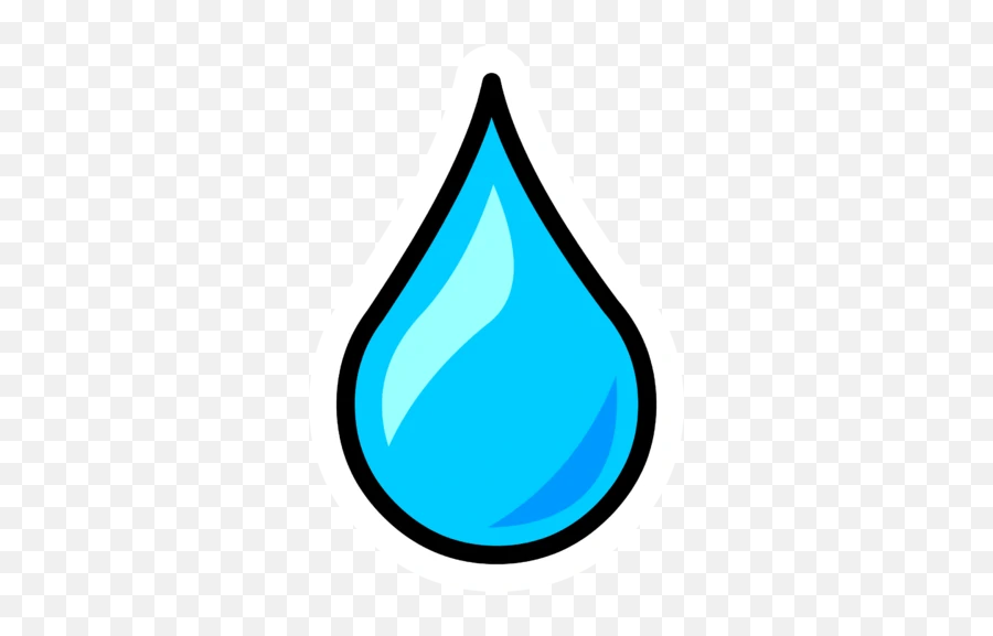 List Of Pins Club Penguin Wiki Fandom - Clipart Transparent Water Drop Emoji,Droplet Emoji