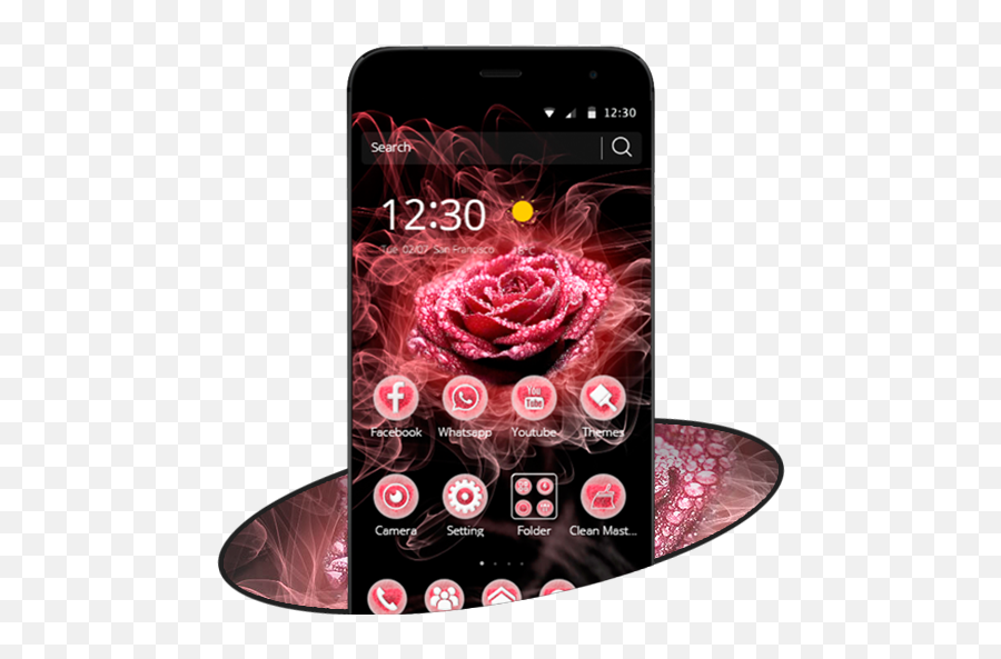 Red Rose Theme - Google Playu0027d Ttbiqlr Iphone Emoji,Lg G4 Emojis