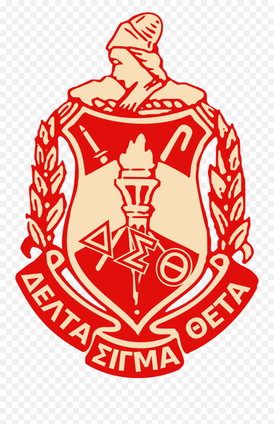Torch Delta Sigma Theta Transparent - Delta Sigma Theta Crest Emoji ...