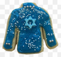 Hanukkah Ugly Sweater Cookies - Woolen Emoji,Emoji Christmas Sweater