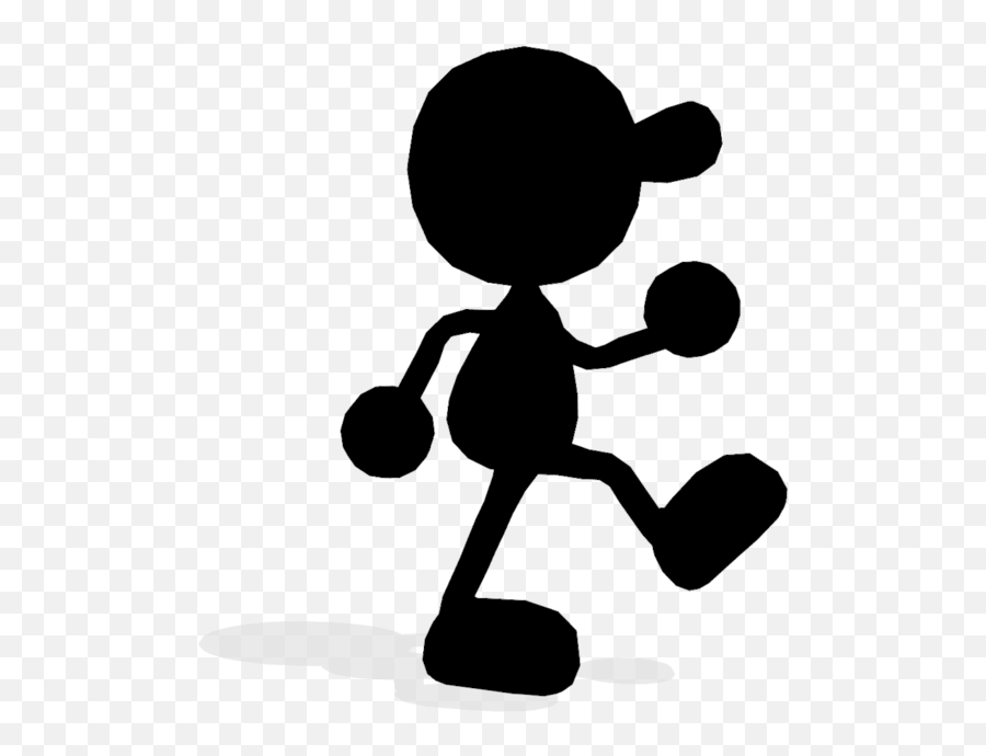 Mr Game And Watch Art Game U0026 Watch Super Smash Bros Brawl - Super Smash Bros 64 Mr Game And Watch Emoji,Wii Emoji