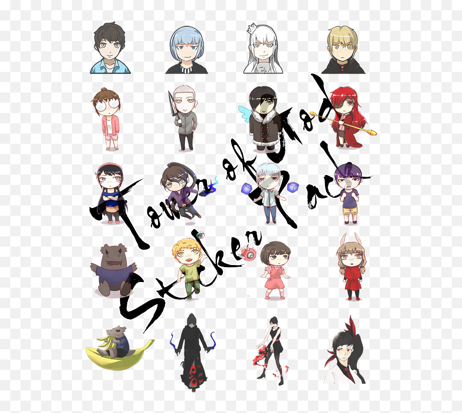 Telegram Sticker Pack For Tower Of God Towerofgod - Tower Of God Chibi Emoji,Twin Emojis