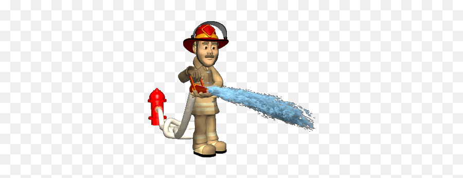 Fire Hydrant Fireman - Fireman Gif Emoji,Firefighter Emoji