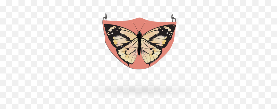 Yellow Butterfly Animal Face Covering Print 8 - Celebrity Emoji,Moth Emoji