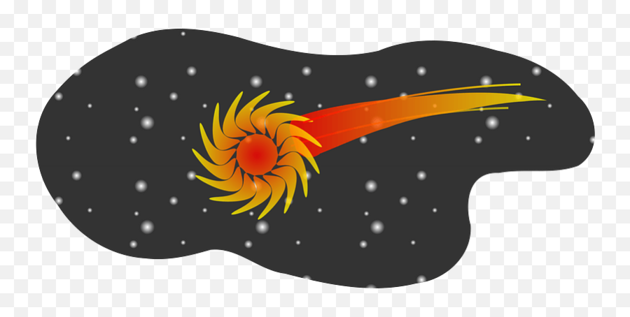 Fireball In The Night Sky Clipart - Clip Art Emoji,Night Sky Emoji
