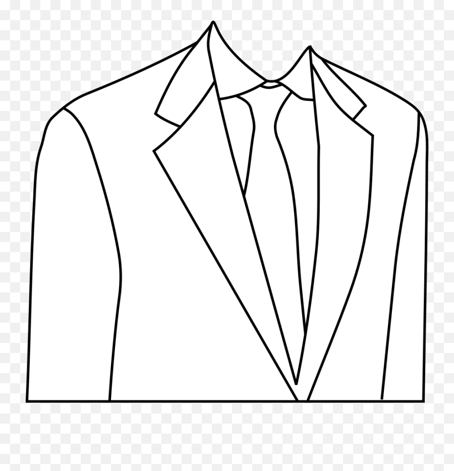 Drawing A Suit And Tie - Clip Art Library Suite Clipart Emoji,Emoji Bathing Suit