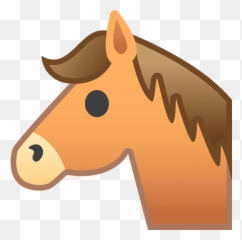 Horse face emoji clipart Free download transparent PNG - Emoji