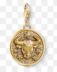 Zodiac sign Taurus - Thomas Sabo Charm Pendant Sign Emoji