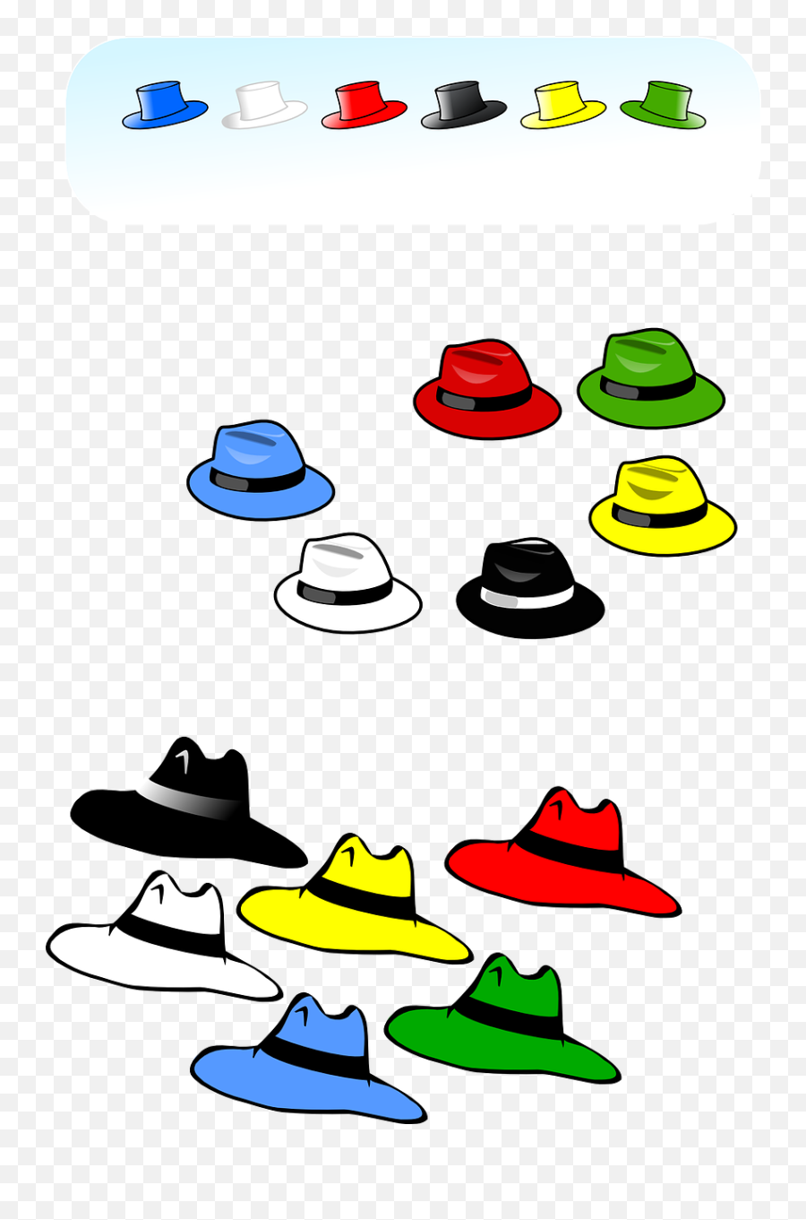 Hats Collection Colorful Blue Red - Six Sigma Hat Emoji,Emoji Outfit For Men