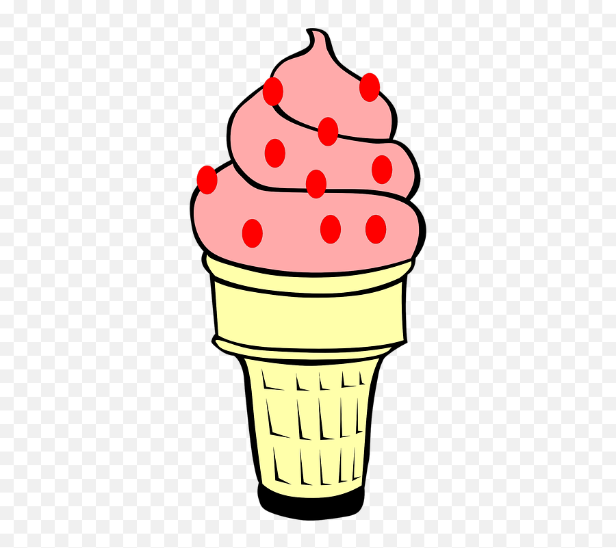 Free Strawberries Strawberry Vectors - Vanilla Ice Cream Clipart Emoji,Emoji Yummy