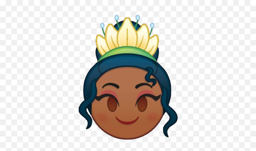 Tiana - Princess And The Frog Emoji,Princess Crown Emoji