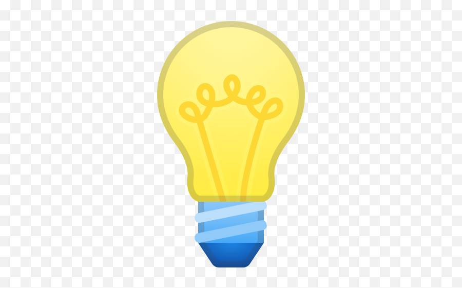 Light Bulb Emoji - Light Bulb Emoji Not Transparent,Lightbulb Emoji