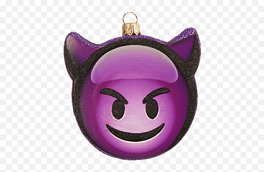 Smiling Purple Devil - Smiley Emoji,Magic Emoticons